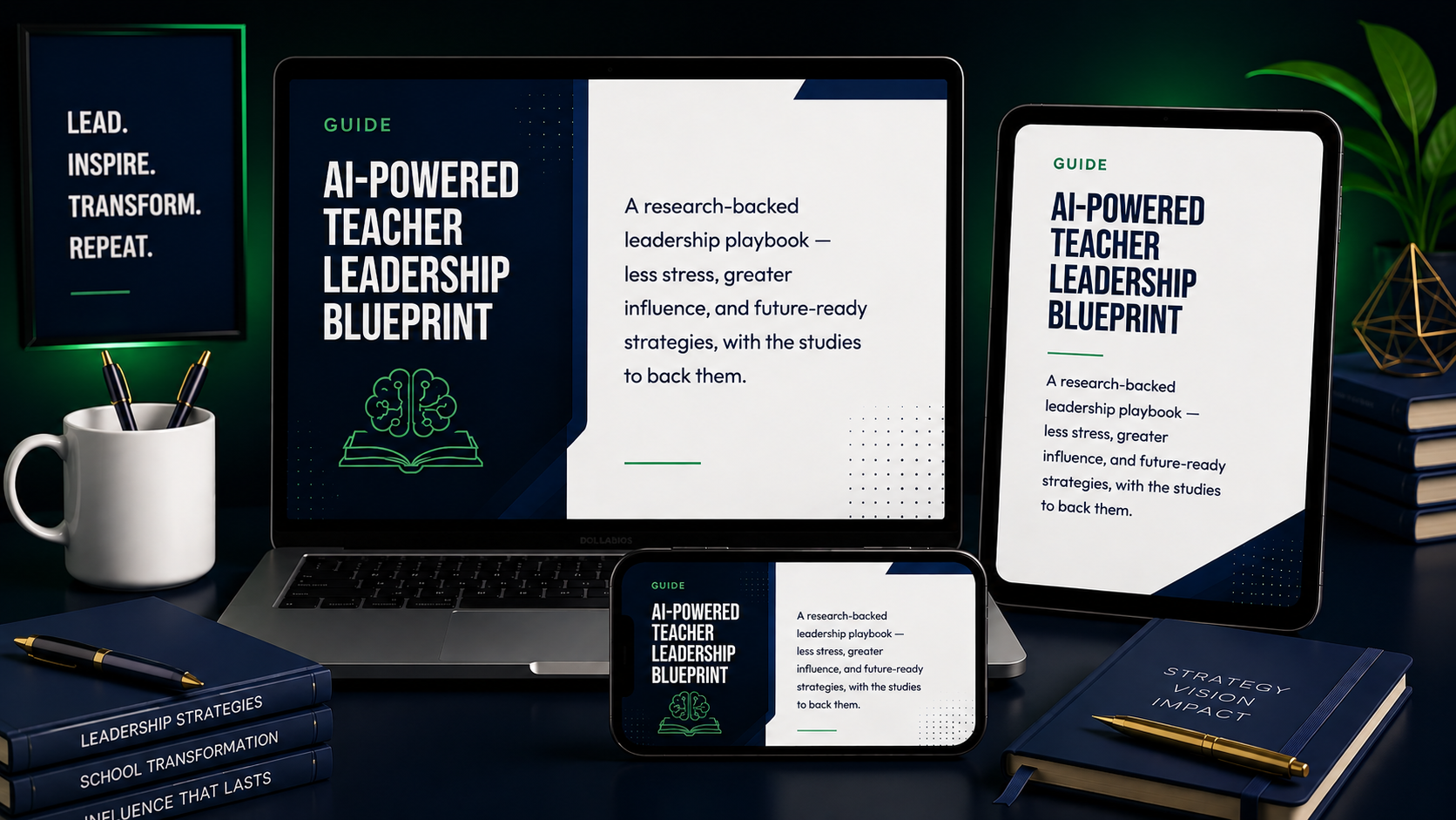 AI-Powered Teacher Leadership Blueprint — mockup