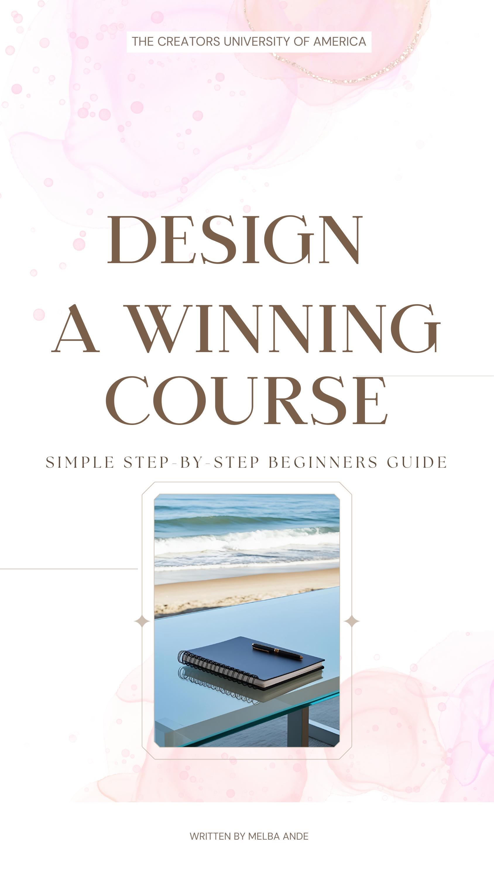 Design A Winning Course cover